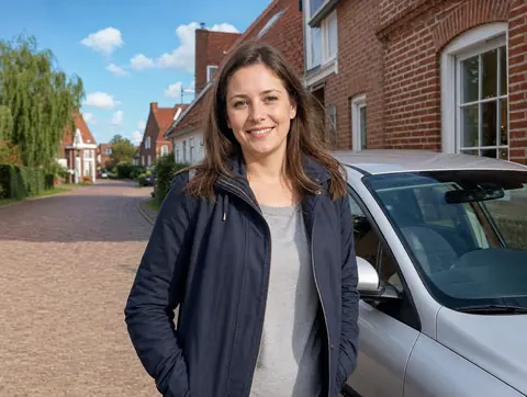 Verkäufer aus Waiblingen mit dem verkauften Fahrzeug